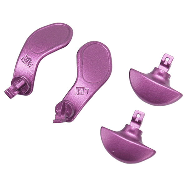 4 kpl Pelikonsolin Ohjainta Takaisin Melliset Vaihtopainikkeet PS5 Edge Ohjaimelle Violetti