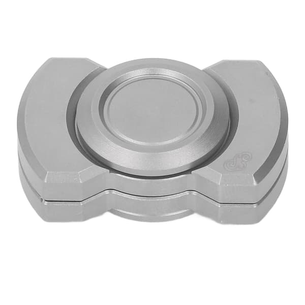 Fidget Slider Bærbar Lett Ergonomisk Multifunksjonell Robust Stress Relief Leke for Voksne ADHD ADD Sølv