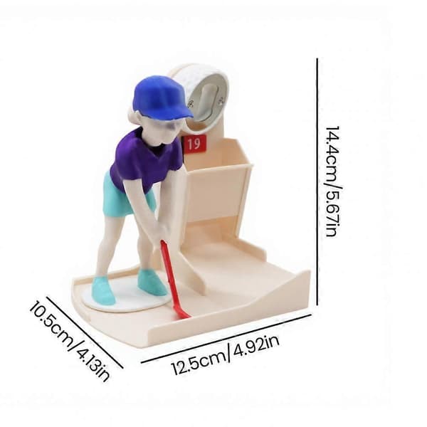 【02】Golf Swing Ølflaskeåbner, Golfing Buddy Desktop Flaskeåbner til Mænd