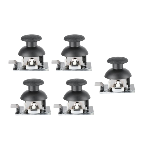 5 stk Dobbelt-akse Joystick-modul for PS2 Spillkontroll Spillkontrollspaken Kontrollspaken Sensor for Arduino