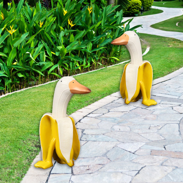 Luova taide banaani ankka puutarhanhoito hartsi käsityöt koristeet internet julkkispatsas