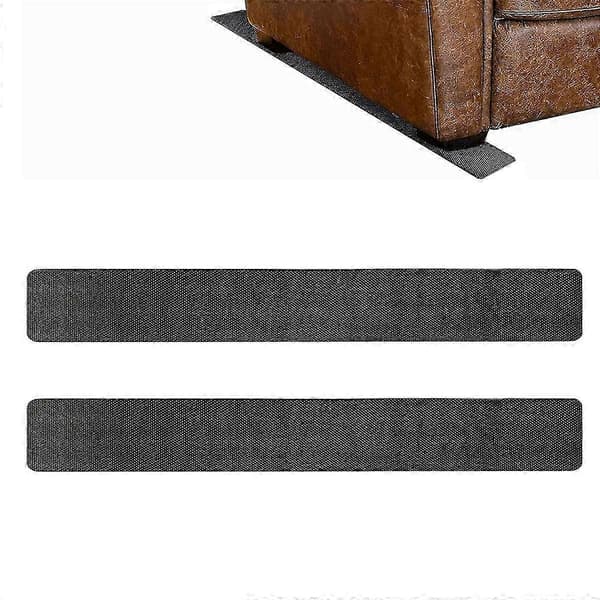 2-pack halkfria möbelrälsdynor för vilstolar, soffor, fåtöljer, stolar, etc. Perfekt halkfri
