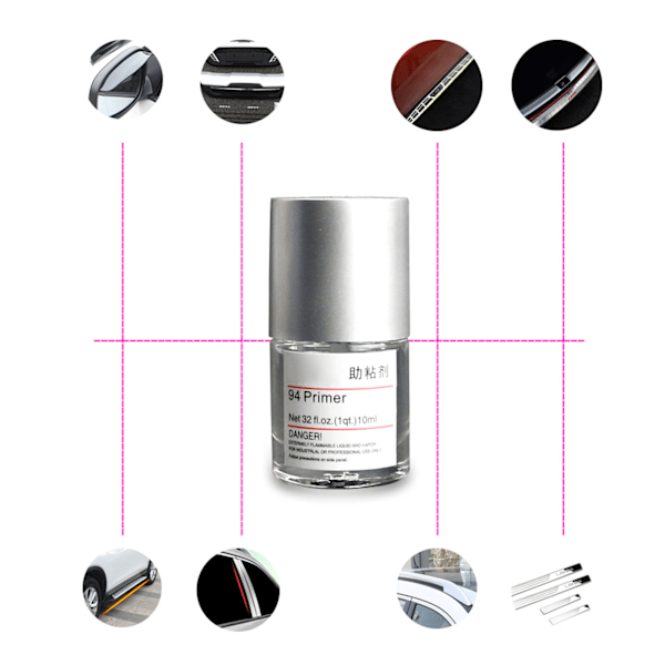 Primer for skumtape for bilinnpakning - 10 ml applikasjonsverktøy