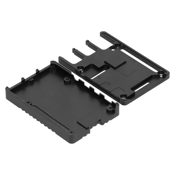 Aluminiumlegering Ultratynd CNC Køleplade til Raspberry Pi 4B Sort