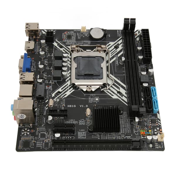 H81G Bundkort DDR3 USB3 SATA3 LGA1150 til Intel Core Celeron Pentium E3 V3