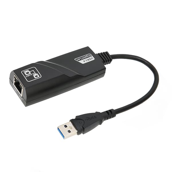 USB 3.0 Gigabit Ethernet-adapter til bærbar tablet Hurtig 1 Gbps netværksforbindelse