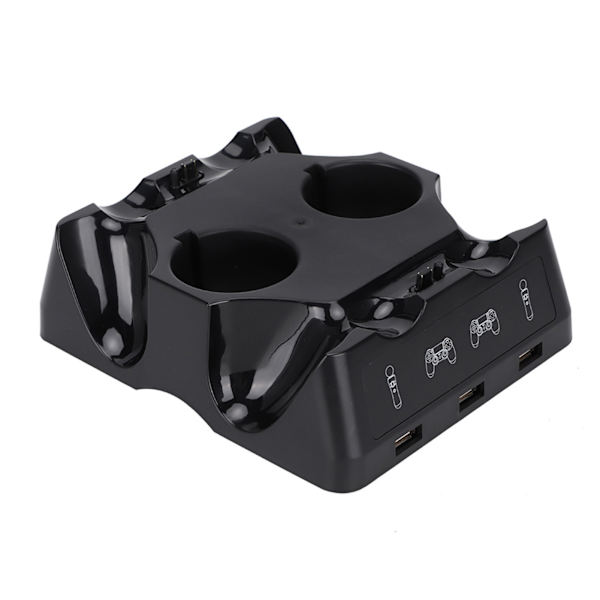 Multifunktionell Laddare för PS4/PS4 MOVe PS4 VR-kontroll Four Charging Dock