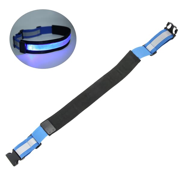 LED-reflekterende midjebelte Lysende varsellys Sikkerhet USB-lading for utendørs løping