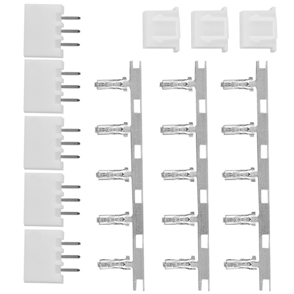 5 par sæt 2S 3S 4S 2-4-polet JST-XH han- og hunbalanceringslader-stik (2S)