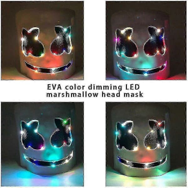 Marshmello Dj Mask Halloween Cosplay Mask E