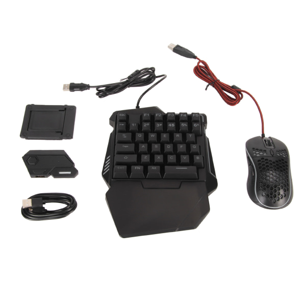 for Mix Se Keyboard Mouse Converter for G7 Keyboard for GM86 Mouse Gaming Keyboard Mus Adapter med stativ