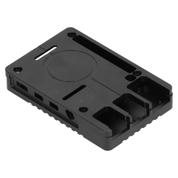 Alumiiniseoskuori UltraOhut CNC Jäähdytyskuumennuslevyt Metallikuori Raspberry Pi 4B:lle (Musta)