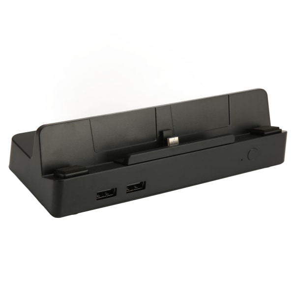 Konsol TV Dock 4K HD Multimedia Interface Konverter Oplader HUB med Gigabit Ethernet Port til Switch OLED