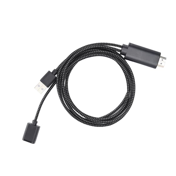 HDMI USB -kaapeli Android iOS TV -muunnin musta
