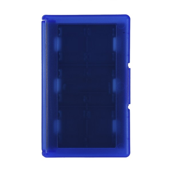 24-i-1 TF Card Box Game Memory Card Case Holder, der bærer opbevaring til Nintendo Switch Blue