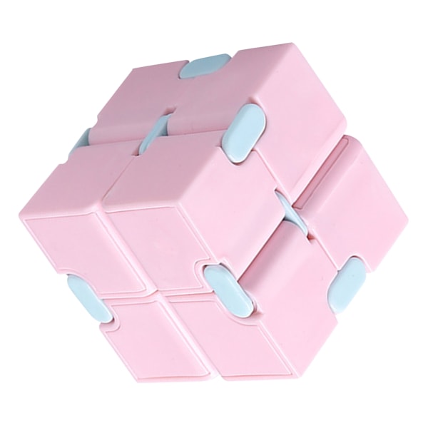 Hurtig Puslespil Macaron Farve Børn Voksen Bærbar Fleksibel Fingerspids Legetøj Uddannelsesmæssig Udvikling Pink Standard
