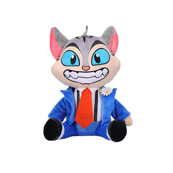 Anime-inspirert ulve-plysjdyr søt ulve-dukke 25cm