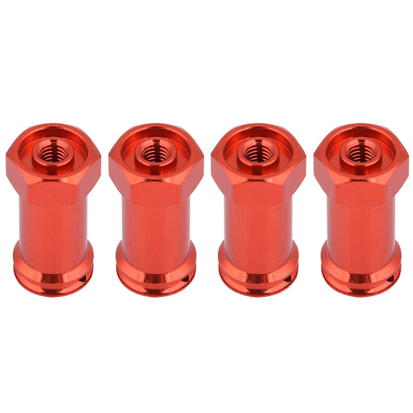 12mm Hjulhexnav 25mm Förlängningsadapter för Traxxas Slash 4X4 1/10 Lastbil (12*25mm, Röd)