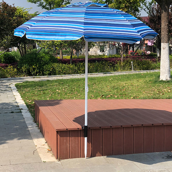 (Bärbart bordsställ) Uteplats Paraply Fixed Clip Bracket Clip Balkong Paraply Stand Outdoor Bord Fixer Paraply Stand
