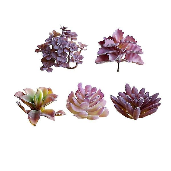 5 stk. Simulering av sukkulent blomst