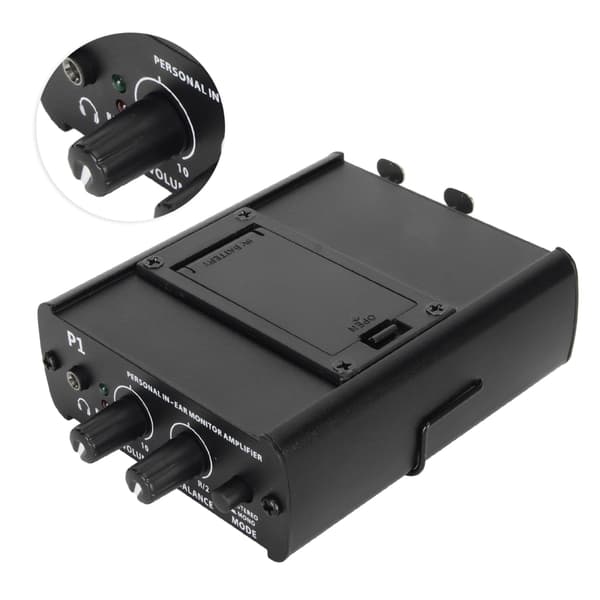 2CH Stereo Passiv Hörlursförstärkare Mixer Portabel Studio Ljud