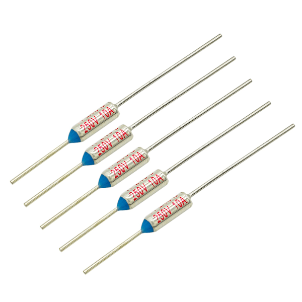 5Pcs Metal Thermal Fuse RY TF Series 240℃ High Temperature Electronic Components 10A 250V