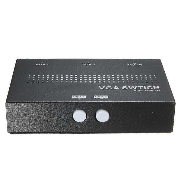 2 ind 1 ud VGA 2 PORTE til skærm to kilder MANUEL SWITCH SPLITTER
