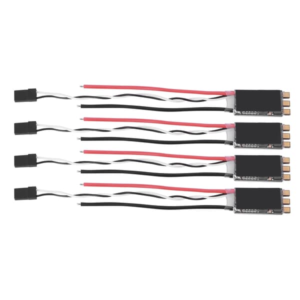4 stk. 30A ESC 2-6S børsteløs ESC opgraderingsdele til FPV Multicopter Quadcopter Sort
