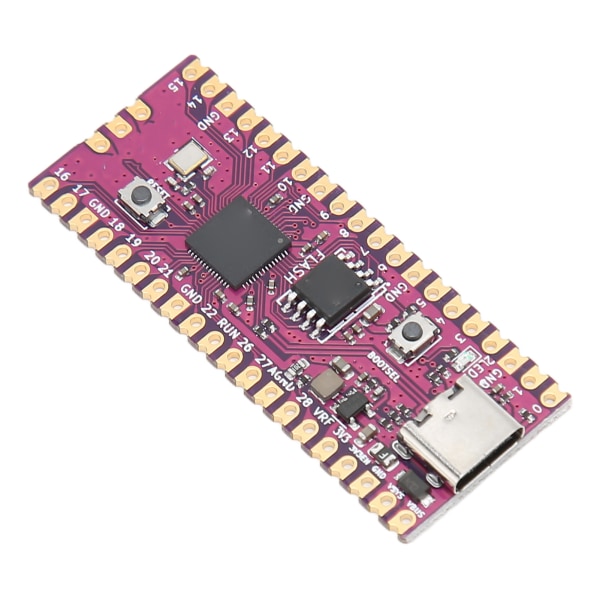 For RPi RP2040 Pico Board Dual Core ARM Cortex M0+ prosessor Lavt strømforbruk fleksibelt mikrokontrollerkort