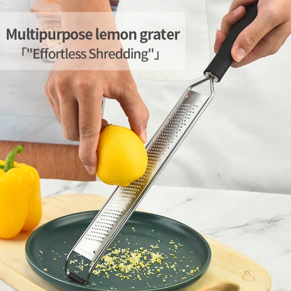 Manual Cheese Grater & Citrus Zester Premium Classic Sharp Stainless Steel Zester Grater, ideal for Parmesan, Hard Cheese, Ginger, Chocolate, Nutmeg a