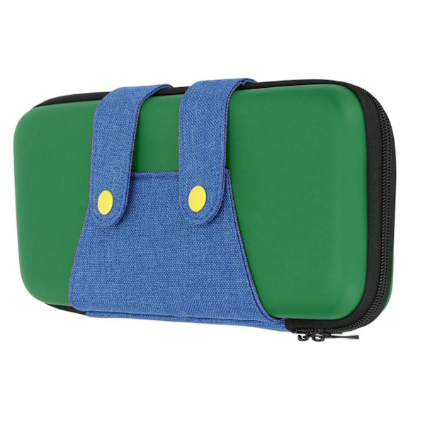 Spillveske for Switch, Hard Shell, Slitesterk, Dobbel Glidelås, Bærbar EVA Spill Oppbevaringsveske, Grønnblå for Switch