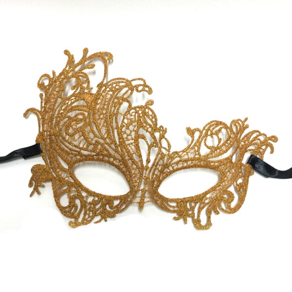 Kvinders venetiansk maske, Halloween Party Prom Venetian Mascara Blondemaske