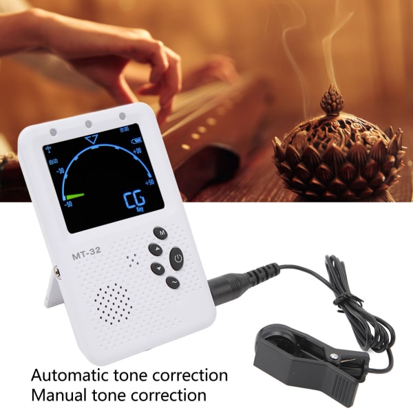 Metronome Tuner Oppladbar 3 I 1 Digital Metronome Tuner Tone Generator For Pipa Guzheng Alle Instrumenter- W