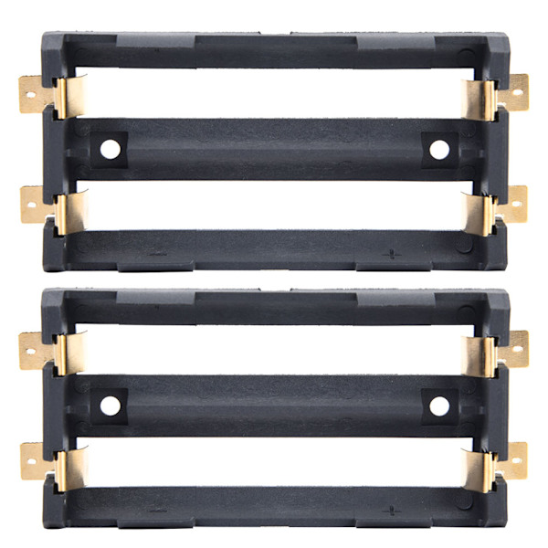 2-pakks batteriholderboks for SMD 18650 - DIY oppbevaringsboks for lading av strømforsyning
