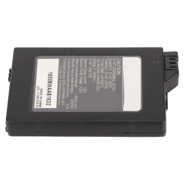 1200mAh 3.6V Batteripak Polymer Litium-Ion Oppladbart Batteripak Utbytting for PSP2000 3000 S110 Konsoll