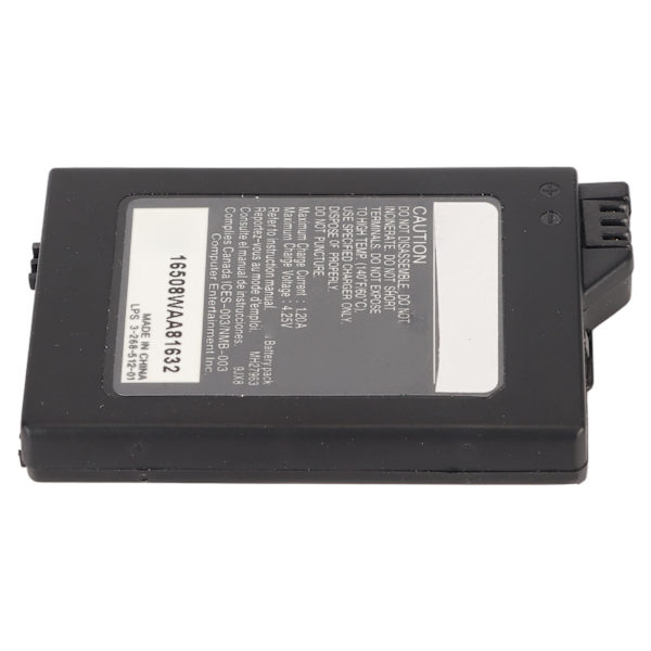 1200mAh 3.6V Batteripaket Polymer Litiumjon Uppladdningsbart Batteripaket Ersättning för PSP2000 3000 S110 Konsol
