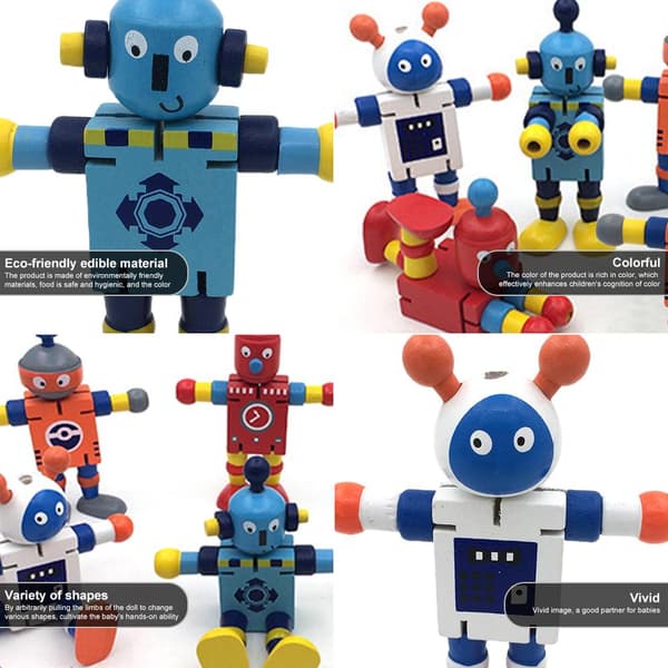 Treleker deformasjonsrobot tidlig utdanning Perfekt gave til gutter og jenter