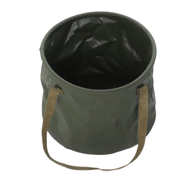 20L Sammenleggbar bøtte Lettvekt plassbesparende Multifunksjonell Grønn Bærbar bøtte for utendørs camping Reise Hjem