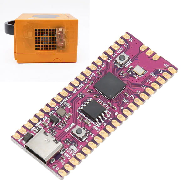 RPi RP2040 Pico -kortti, kaksoisydin ARM Cortex M0+ -suoritin, alhainen virrankulutus, joustava mikrokontrollerikortti