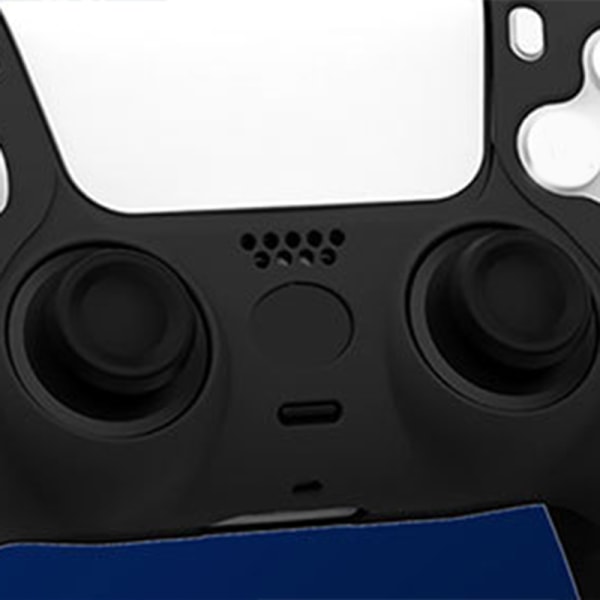 Peliohjaimen cover case , liukumista estävä peliohjaimen cover PS5-peliohjaimelle, musta
