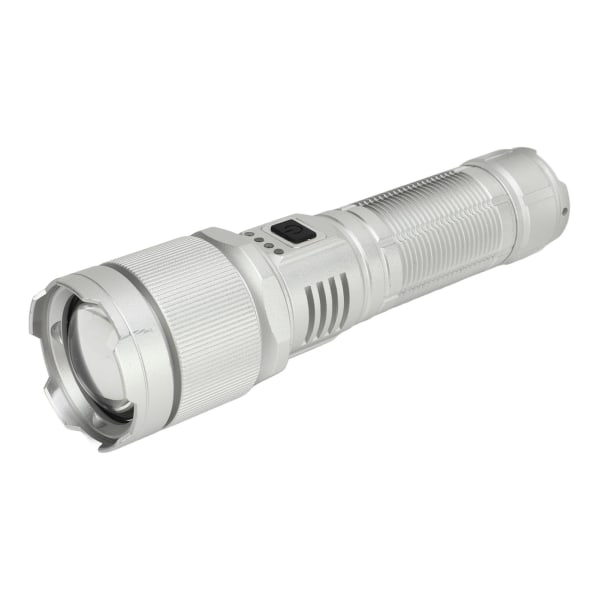 Ladattava LED-taskulamppu High Luminous Flux 8000LM Teleskooppinen zoom kädessä pidettävä Tehokas USB Superkirkas salamavalo ulkoilmaan hätäleirille