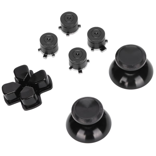 Ohjainpainikkeet Joystick-näppäimet Alumiiniseos ABXY-painikkeet Playstation 5 -ohjaimelle Musta