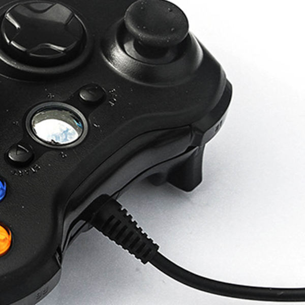 Trådbunden Spelkontroll för Xbox 360 Universal Vibration Trådbunden Joystick Spelkontroll för Android för PC Svart