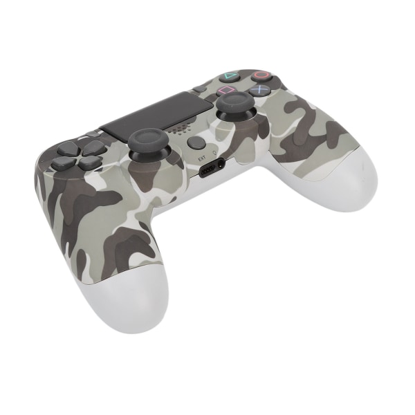 Spilcontroller Dobbelt Vibration Følsom Trådløs Controller Gamepad til PS4 Slim Pro til PS5 Camouflage Grå