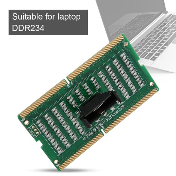 SO DIMM Analyzer Diagnostisk Tester for PC Laptop Desktop DDR2 DDR3 DDR4 med LED-lys