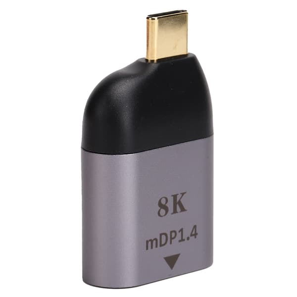 Type C til Mini DP 1.4 Adapter Aluminiumlegering 8K Bærbar Konverter