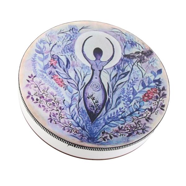 Shamantrumma Sibirisk Trumma Andetrumma Handgjord Shamantrumma med Trumstock Heminredning