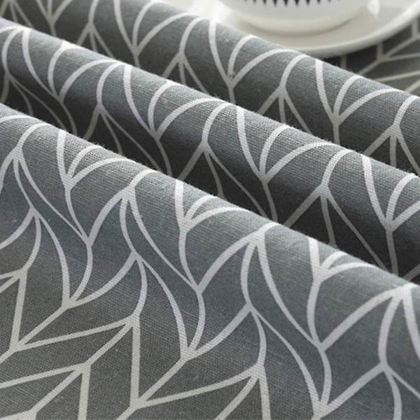 Nordic Style Tablecloth, Round Table And Round Tablecloth, Dustproof Cotton And Linen Tablecloth, Holiday Dinner Decoration（150X150cm）