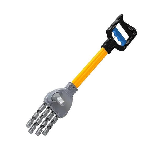 【02】Robotisk hand med starkt grepp, gripklo, mekanisk hand Black