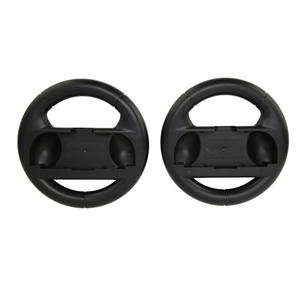 2 st Styrningshjulskontroller Bärbara Racingspel Tillbehörssats för Switch Svart